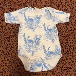 Kate Quinn 12-18 Blue Protea Onesie